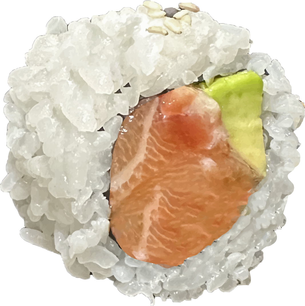 Salmon avocado roll
